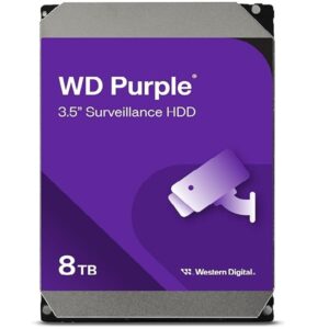 Western Digital WD84PURZ 8TB Purple Surveillance Hard Drive هارد 8 تيرا - Image 1