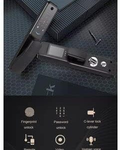 Smart Lock Hotel M1 AZX-8868 سمارت لوك للابواب الخشب والمصفحة - Image 5