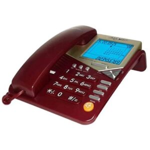 Gaoxinqi 302 Corded Telephone - Maroon تليفون ارضى - Image 1