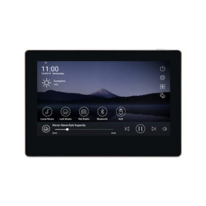 DSPPA-DM858 Wi-Fi 80W Network Smart Touch Screen 2 –Zone On-wall Stereo and Home music Amplifier (8Ω) - Image 1