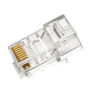 RG45 Plastic 3COM CAT5 مجموعة 100 قطعة - Image 2