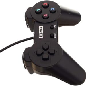 Ergonomic USB game controller, set of two pieces - blue color, model HD-200 جيم باد عادية - Image 3