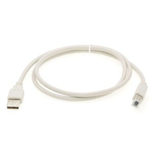 Printer cable - 1.5 meters, black color, for printers كابل طابعة - Image 1