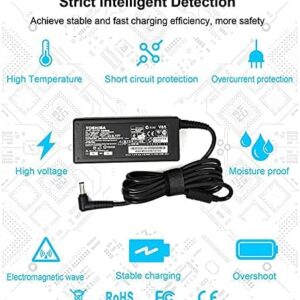 Toshiba laptop charger 19 volt 3.42 amp - socket size 5.5 - 2.5 mm شاحن توشيبا - Image 5