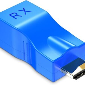 HDMI Extender,HDMI to RJ45 Extender Network Cable Converter Repeater Over Cat 5e/6 1080p up to 30m منفذ HDMI اكستندر - Image 3