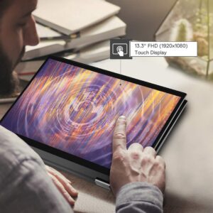 Dell Inspiron 13 7306 (2-in-1) TOUCH X360 - Intel® Core™ I5-1135G7 Processor ( 2.40GHz) من الجيل الحادي عاشر RAM 8GB DDR4 512GB NVME - Image 2
