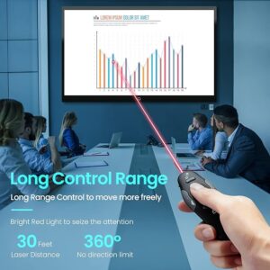 2.4Ghz Presentation Clicker (Black 2) قلم بريزنتر - Image 3