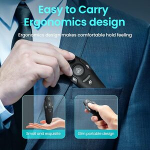 2.4Ghz Presentation Clicker (Black 2) قلم بريزنتر - Image 7