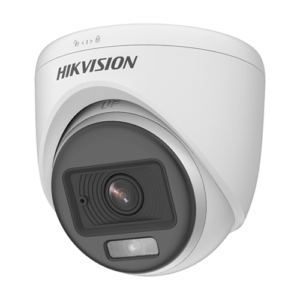 DS-2CE70KF0T-PFS 2.8mm - 3K ColorVu Indoor Audio Fixed Turret Camera كاميرا 5 ميجا داخلي الوان صوت - Image 1