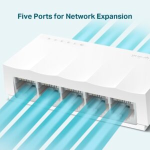 LS1005 - 5-Port 10/100Mbps Desktop Switch سويتش - Image 3