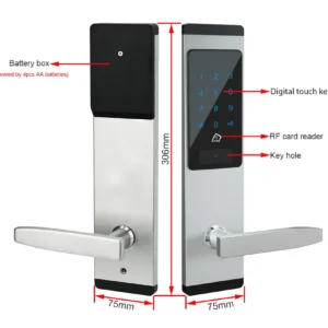 smart lock with tongton app _ Apartment M1 card electronic door lock Fechadura smart digital lock with touch keypad - Image 3