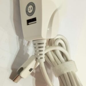 Fast charger with Type C cable - white شاحن موبيل - Image 2