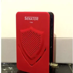 Senator Mini HD receiver, IPTV feature, red, model 7500 ريسيفر - Image 4