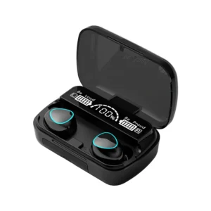 M10 Wireless Bluetooth Headset Black سماعات أذن M10 بلوتوث - Image 1