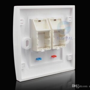 double port faceplate type 86*86 tera وش دبل - Image 3