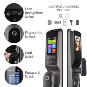 smart lock door Facial&Fingerprint H1 OP Grey APP TUYA - Image 4