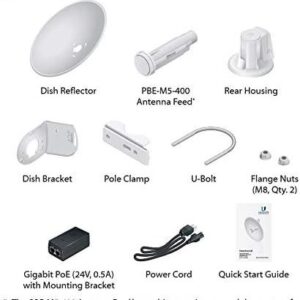 Ubiquiti PowerBeam PBE-M5-400 M5 5GHz 25dBi 400mm airMAX CPE Outdoor Antenna Single Pack - Image 3