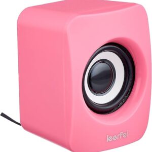 Leerfei N8 multimedia digital speaker - light pink, wired - Image 3