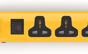 iLOCK power strip 3 universal outlets with overload switch - Image 2