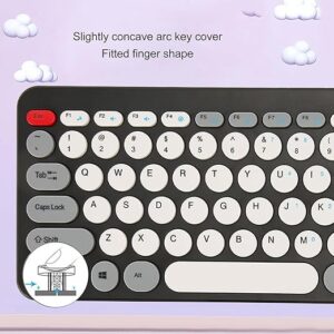 Fashion HK09 Mini Wireless Keyboard Mouse Combo – (AR/ENG) Slim Mute Key For Win/IOS | Black - Image 4