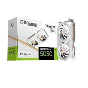 ZOTAC GAMING GEFORCE RTX 5050 8GB TWIN EDGE OC WHITE ED GDDR6 128BIT - Image 1