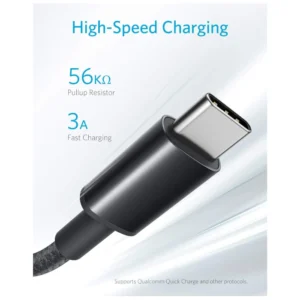 Anker Ultra-Durable Cable USB-A to USB-C - 6ft - Black | A8173H11 - Image 2