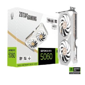 ZOTAC GAMING GEFORCE RTX 5060 TWIN EDGE OC 8GB GDDR7 128BIT WHITE , ZT-B50600Q-10M - Image 1