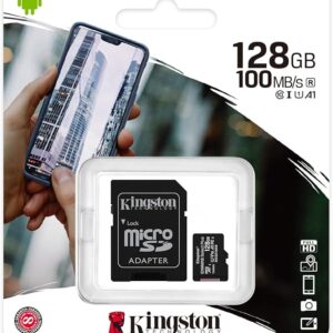 Kingston Canvas Select Plus 128GB microSDXC Memory Card with Adapter - Image 3