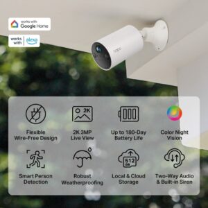 TP-Link Tapo C410 Smart Wire-Free Indoor/Outdoor Security Camera كاميرا لاسلكية من تي بي لينك - Image 4